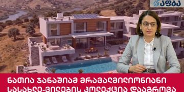“ნათია ჯანაშიამ მრავალმილიონიანი სასახლე-ვილების კოლექცია დააგროვა”